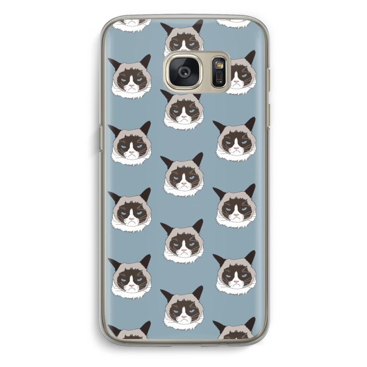 It's a Purrr Case: Samsung Galaxy S7 Transparant Hoesje
