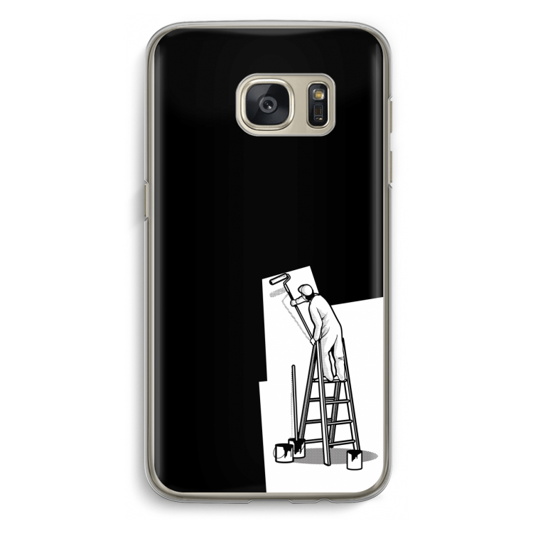 Musketon Painter: Samsung Galaxy S7 Transparant Hoesje