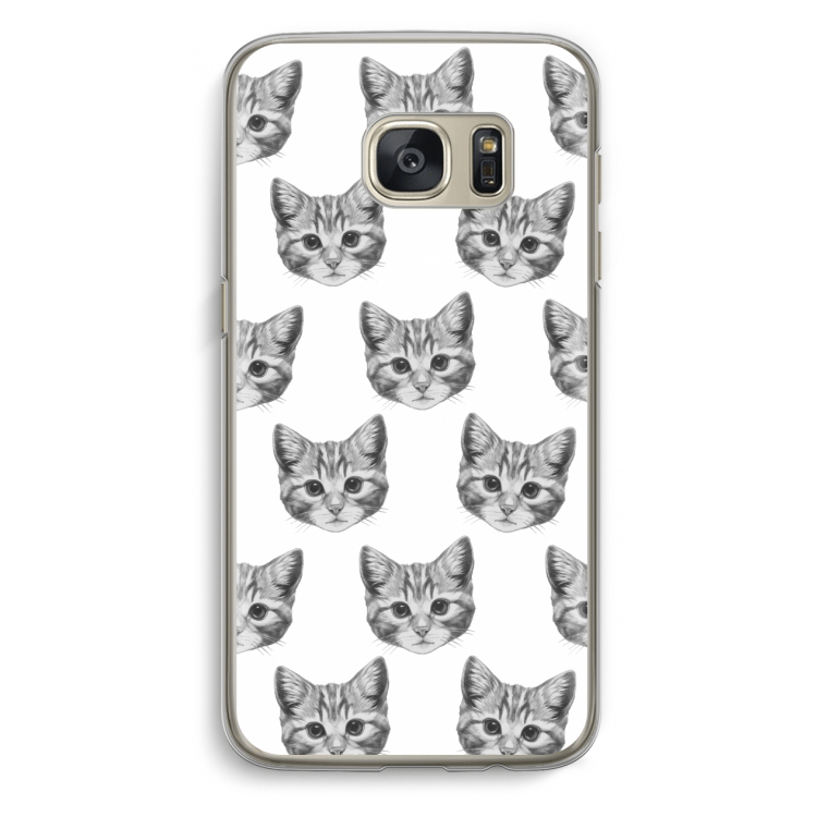 Kitten: Samsung Galaxy S7 Transparant Hoesje