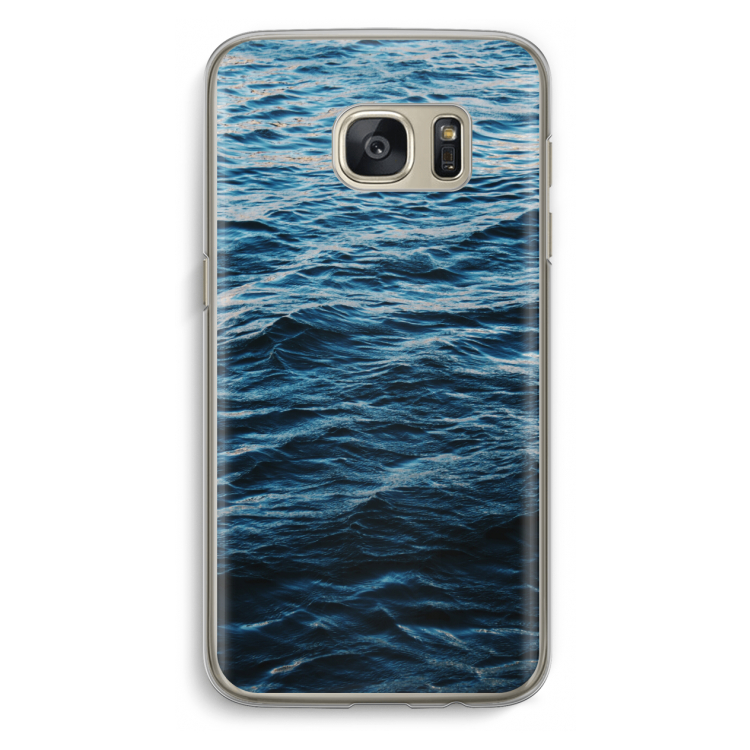 Oceaan: Samsung Galaxy S7 Transparant Hoesje