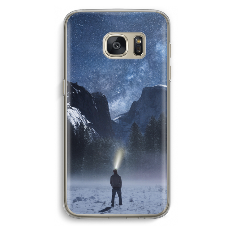 Wanderlust: Samsung Galaxy S7 Transparant Hoesje