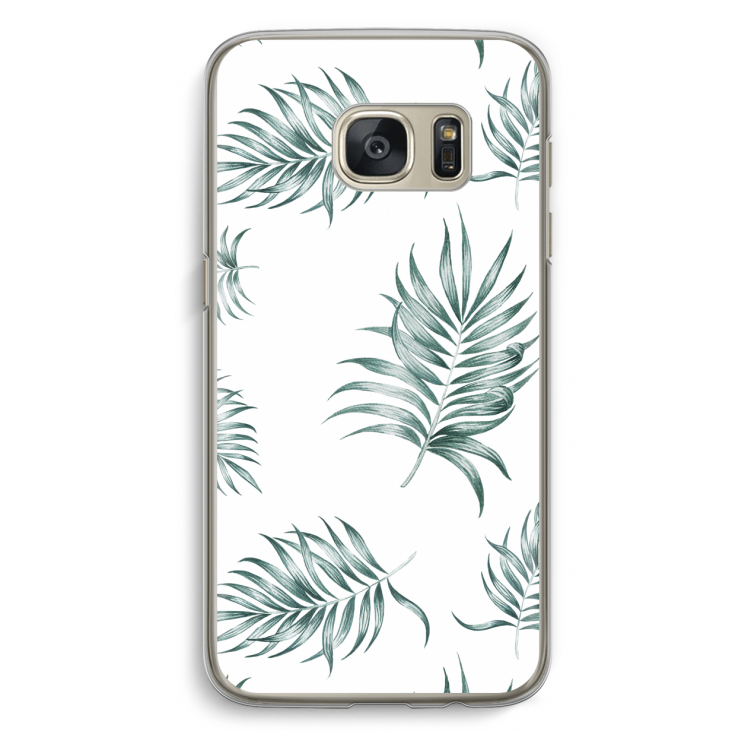 Simple leaves: Samsung Galaxy S7 Transparant Hoesje