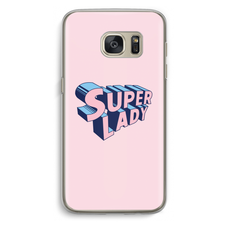 Superlady: Samsung Galaxy S7 Transparant Hoesje