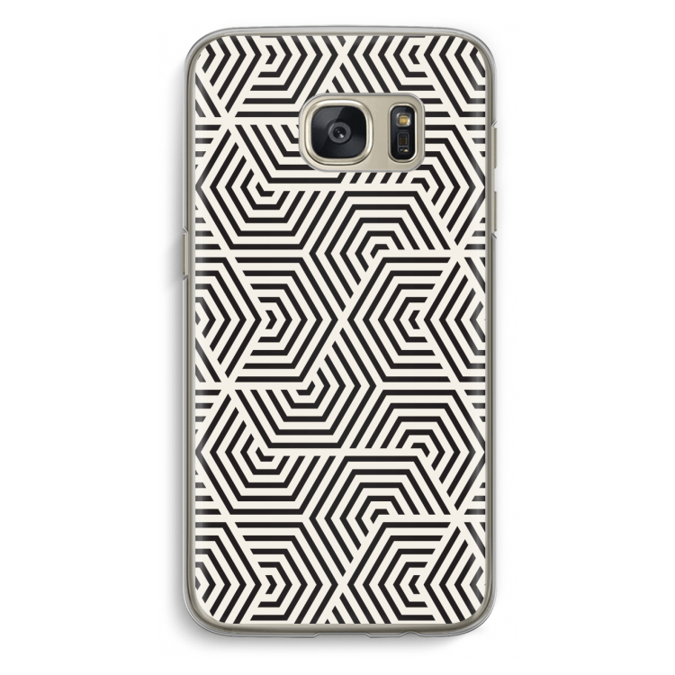 Magic pattern: Samsung Galaxy S7 Transparant Hoesje