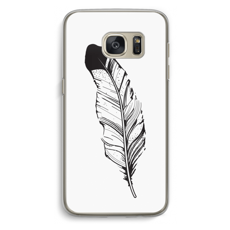 Pluim: Samsung Galaxy S7 Transparant Hoesje