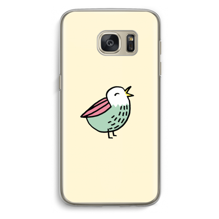 Birdy: Samsung Galaxy S7 Transparant Hoesje