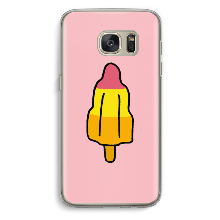 Raketijsje: Samsung Galaxy S7 Transparant Hoesje