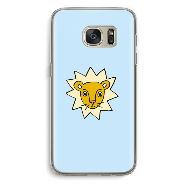 Kleine leeuw: Samsung Galaxy S7 Transparant Hoesje