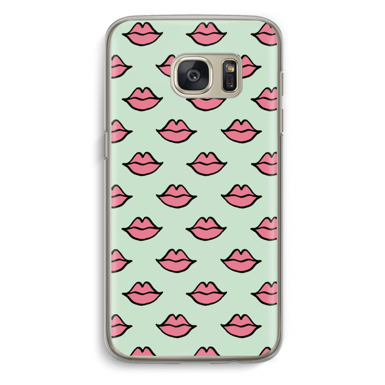 Lipjes: Samsung Galaxy S7 Transparant Hoesje