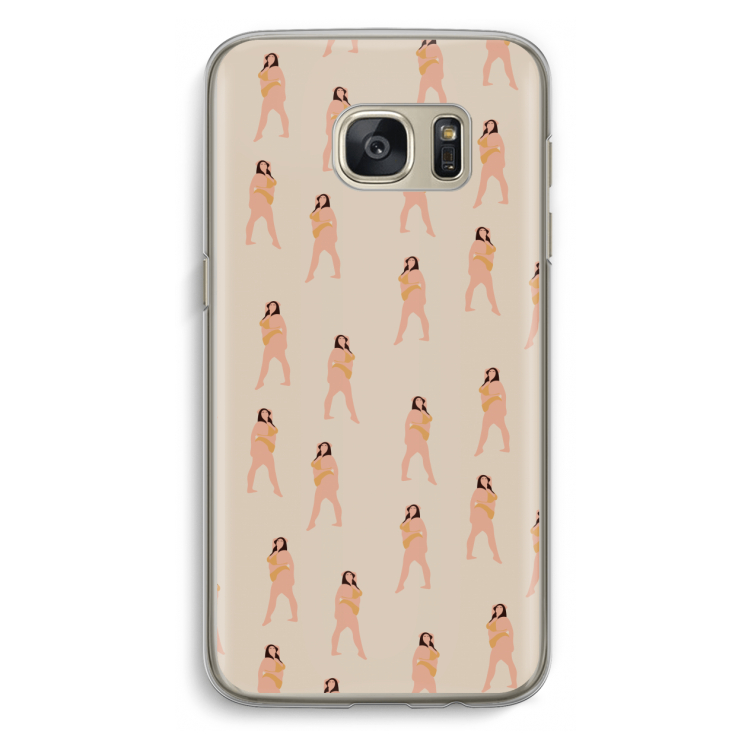 You're so golden: Samsung Galaxy S7 Transparant Hoesje