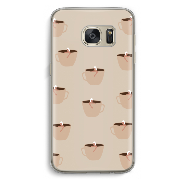 Morning coffee: Samsung Galaxy S7 Transparant Hoesje