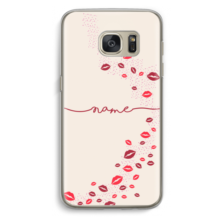 Kusjes: Samsung Galaxy S7 Transparant Hoesje
