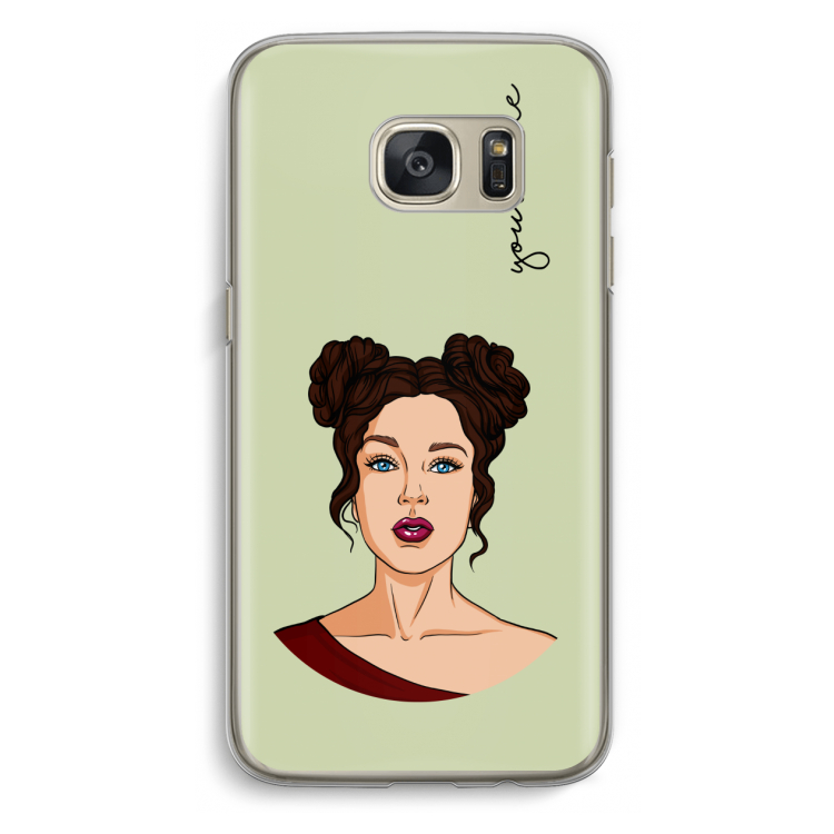 Pop-Art Creator: Samsung Galaxy S7 Transparant Hoesje