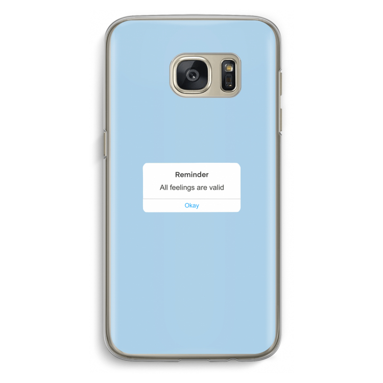 Reminder: Samsung Galaxy S7 Transparant Hoesje