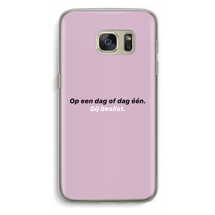 gij beslist: Samsung Galaxy S7 Transparant Hoesje