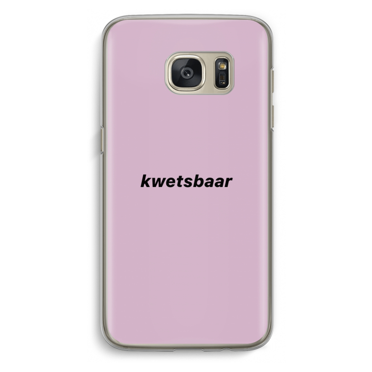 kwetsbaar: Samsung Galaxy S7 Transparant Hoesje