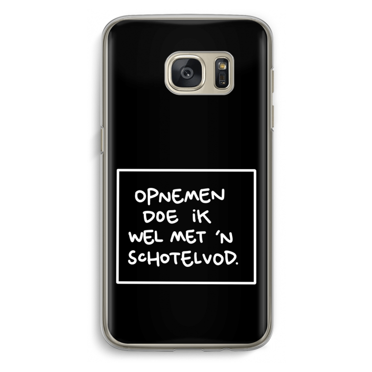 Schotelvod: Samsung Galaxy S7 Transparant Hoesje