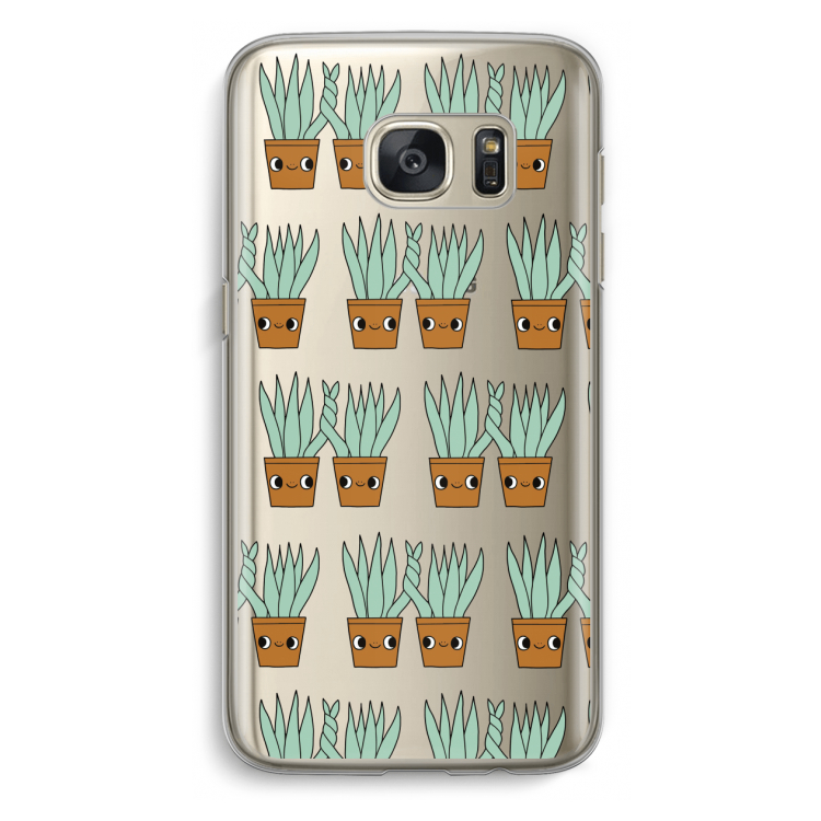 Sansevieria: Samsung Galaxy S7 Transparant Hoesje