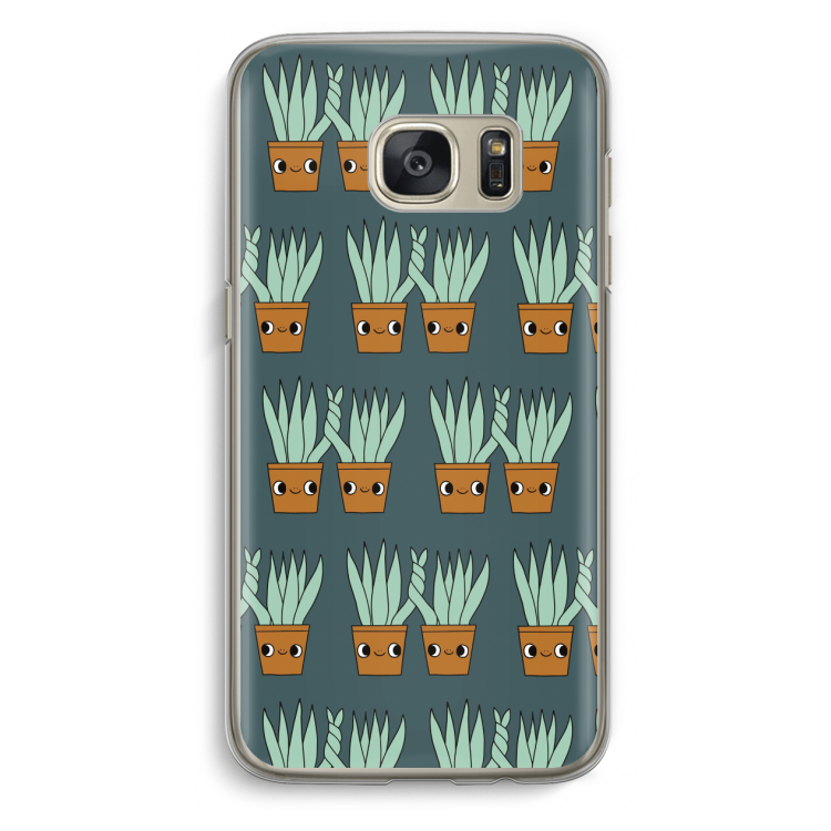 Sansevieria: Samsung Galaxy S7 Transparant Hoesje