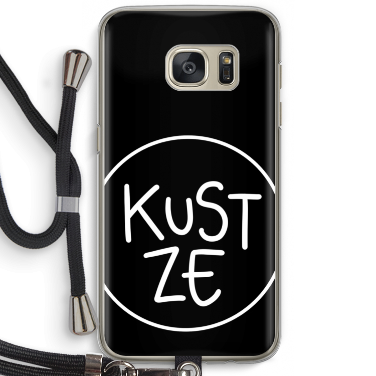 KUST ZE: Samsung Galaxy S7 Transparant Hoesje met koord