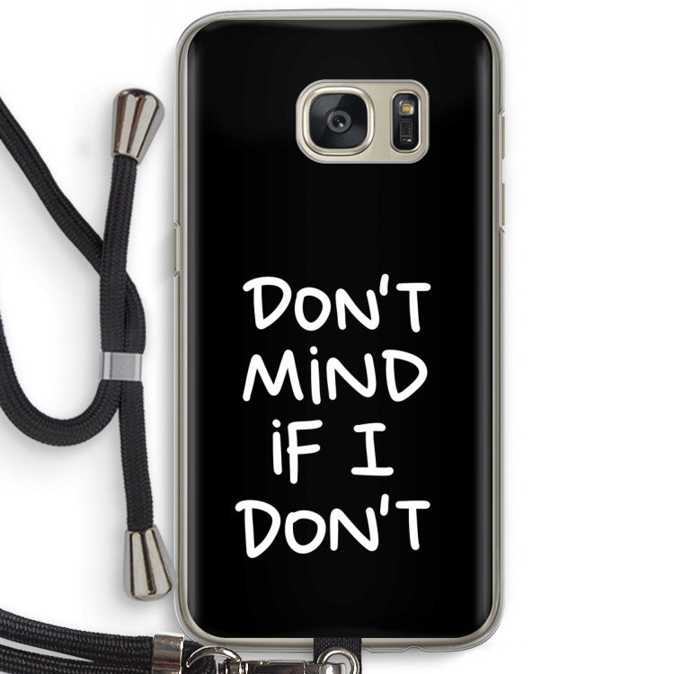 Don't Mind: Samsung Galaxy S7 Transparant Hoesje met koord