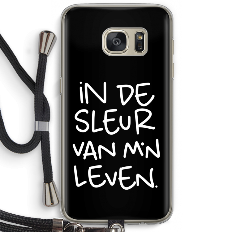 De Sleur: Samsung Galaxy S7 Transparant Hoesje met koord