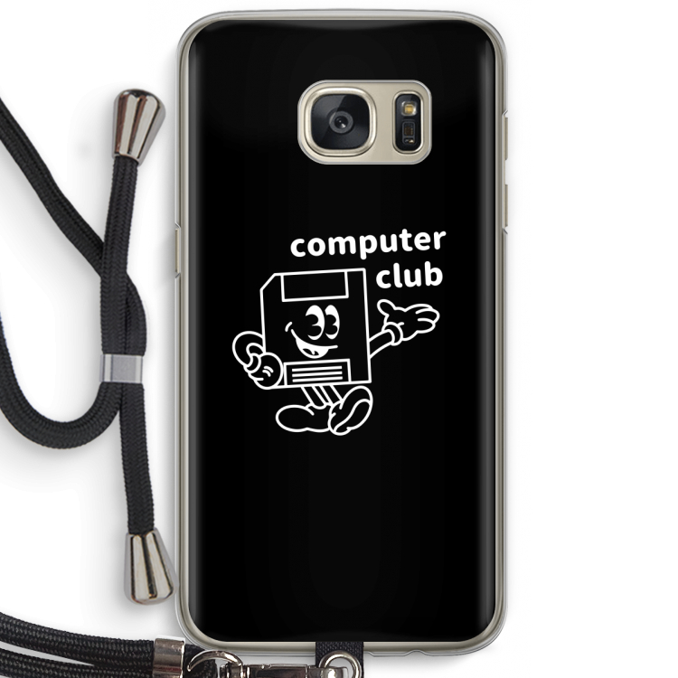 Floppyhead: Samsung Galaxy S7 Transparant Hoesje met koord