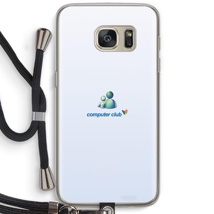 MSN: Samsung Galaxy S7 Transparant Hoesje met koord