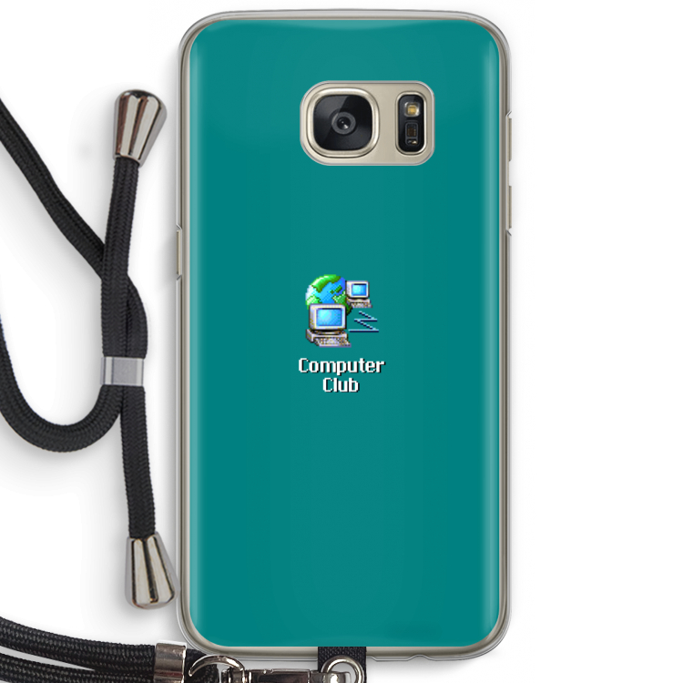 Win98: Samsung Galaxy S7 Transparant Hoesje met koord