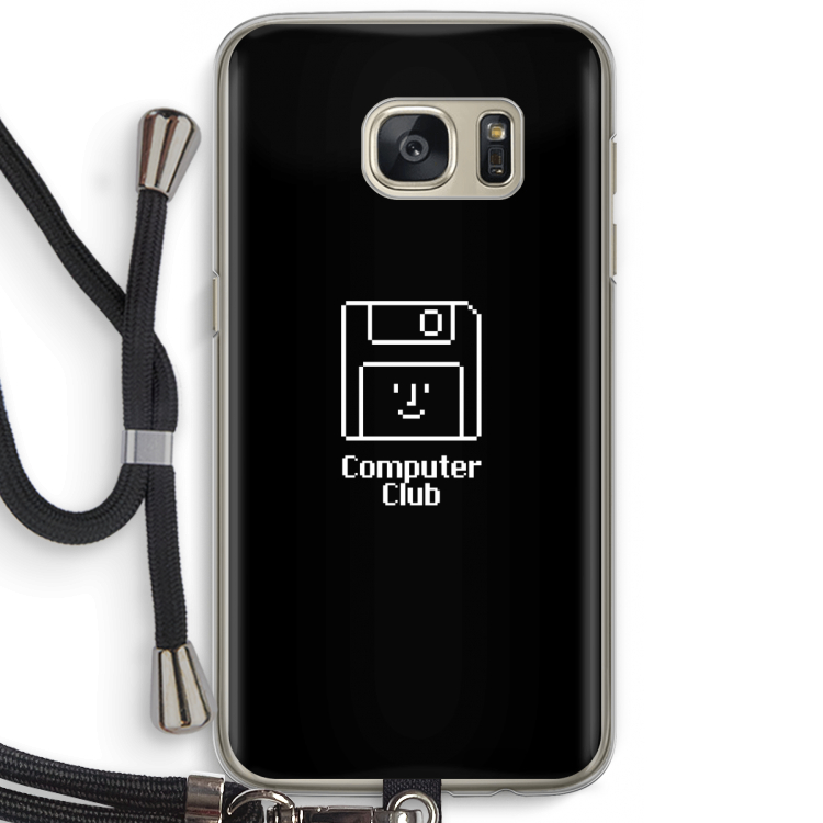 Hello: Samsung Galaxy S7 Transparant Hoesje met koord