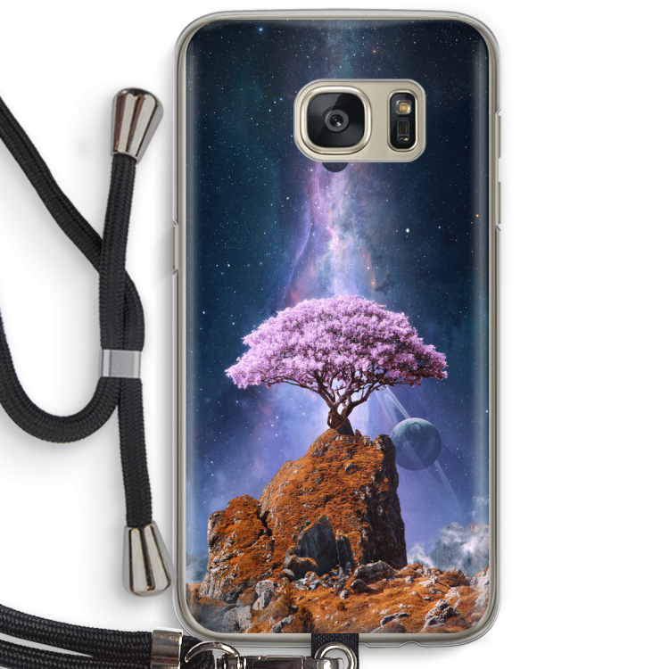 Ambition: Samsung Galaxy S7 Transparant Hoesje met koord
