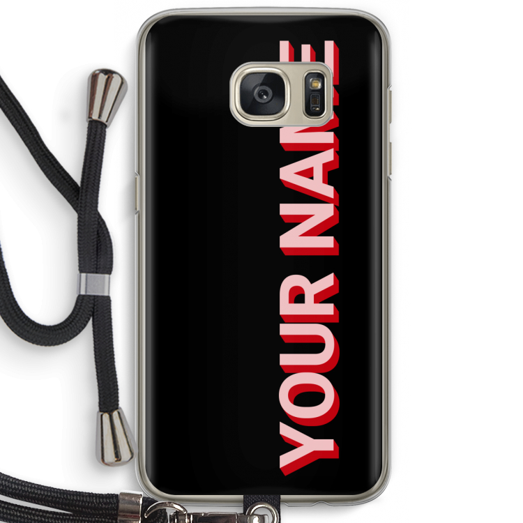 Namecase: Samsung Galaxy S7 Transparant Hoesje met koord