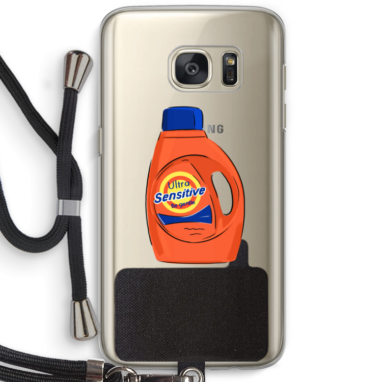 Ultra Sensitive: Samsung Galaxy S7 Transparant Hoesje met koord