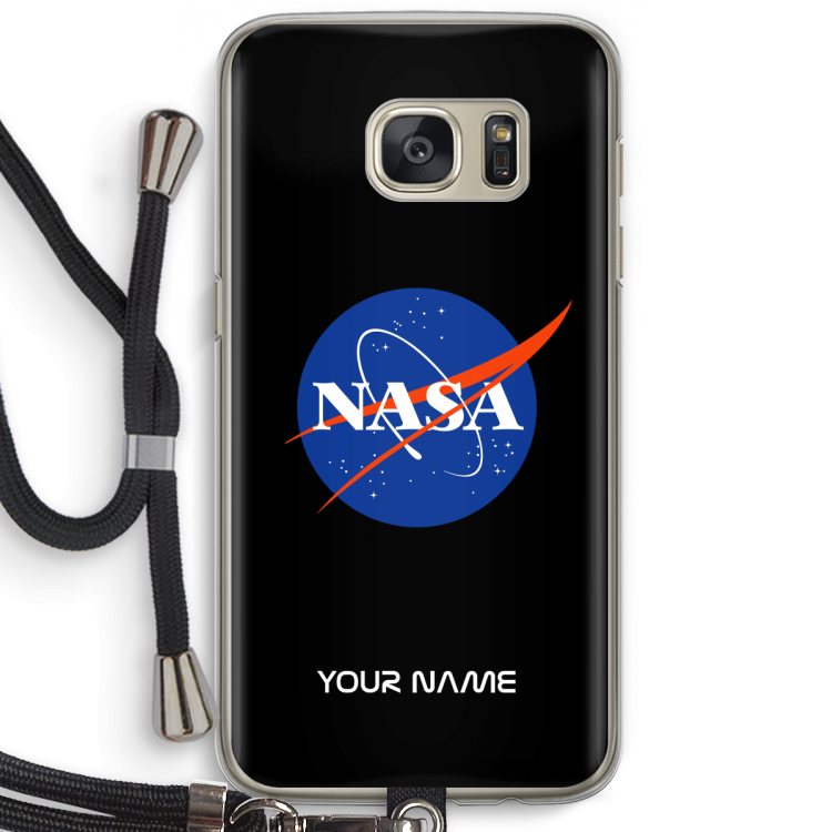 NASA: Samsung Galaxy S7 Transparant Hoesje met koord