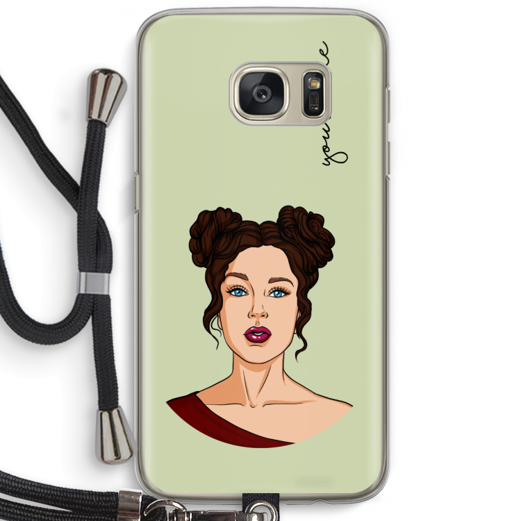 Pop-Art Creator: Samsung Galaxy S7 Transparant Hoesje met koord