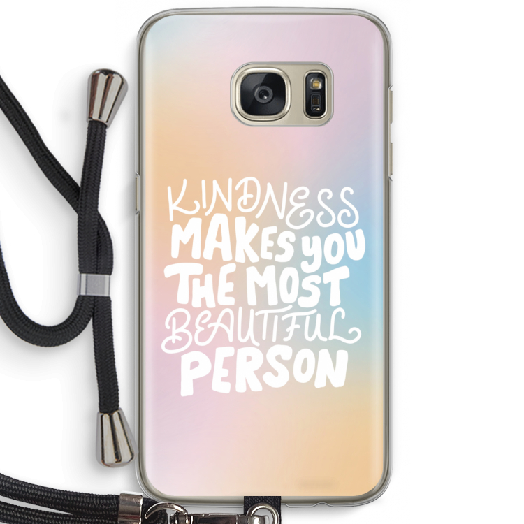 The prettiest: Samsung Galaxy S7 Transparant Hoesje met koord