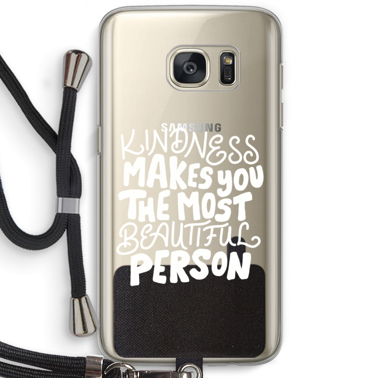 The prettiest: Samsung Galaxy S7 Transparant Hoesje met koord