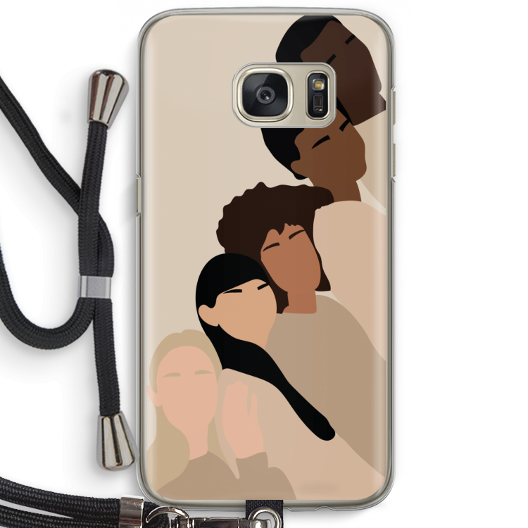 Sweet creatures: Samsung Galaxy S7 Transparant Hoesje met koord