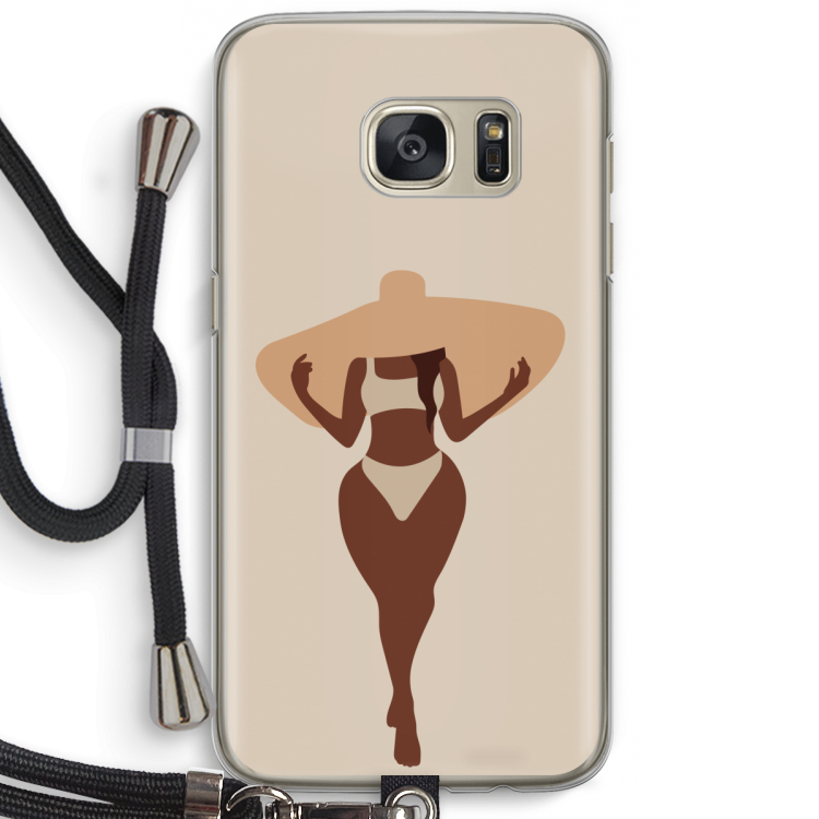 Let's get salty: Samsung Galaxy S7 Transparant Hoesje met koord