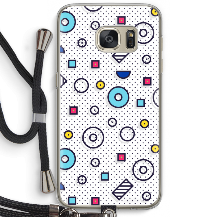 8-bit N°9: Samsung Galaxy S7 Transparant Hoesje met koord