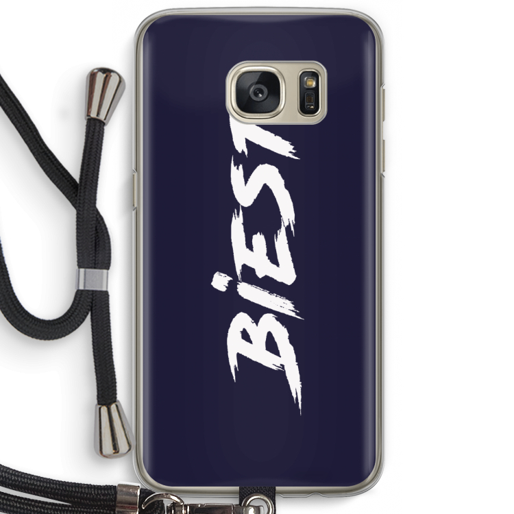 Biest: Samsung Galaxy S7 Transparant Hoesje met koord