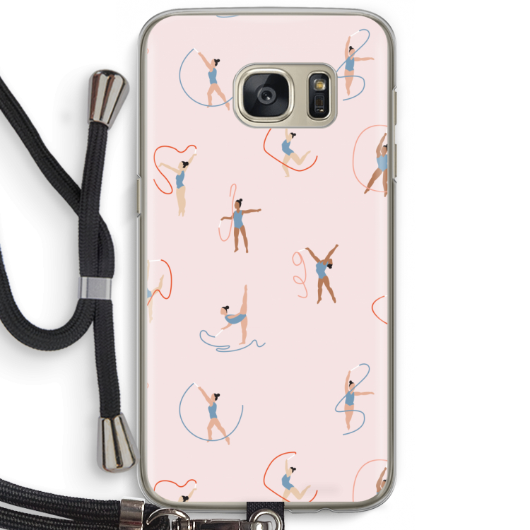 Dancing #3: Samsung Galaxy S7 Transparant Hoesje met koord