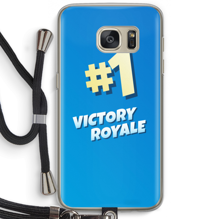 Victory Royale: Samsung Galaxy S7 Transparant Hoesje met koord