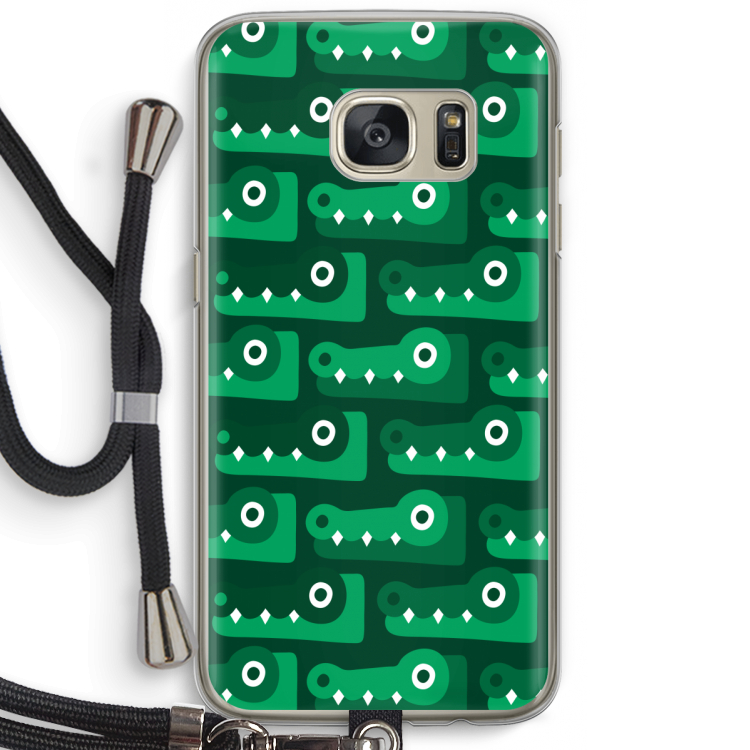 Crocs: Samsung Galaxy S7 Transparant Hoesje met koord