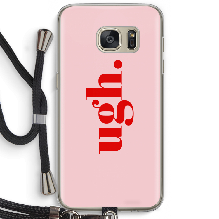 Ugh: Samsung Galaxy S7 Transparant Hoesje met koord