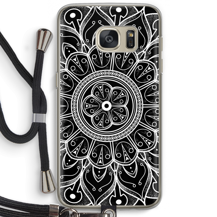 Roses Are Red: Samsung Galaxy S7 Transparant Hoesje met koord