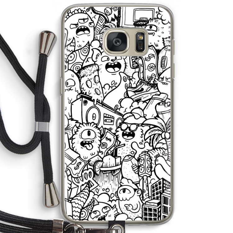 Vexx City #2: Samsung Galaxy S7 Transparant Hoesje met koord