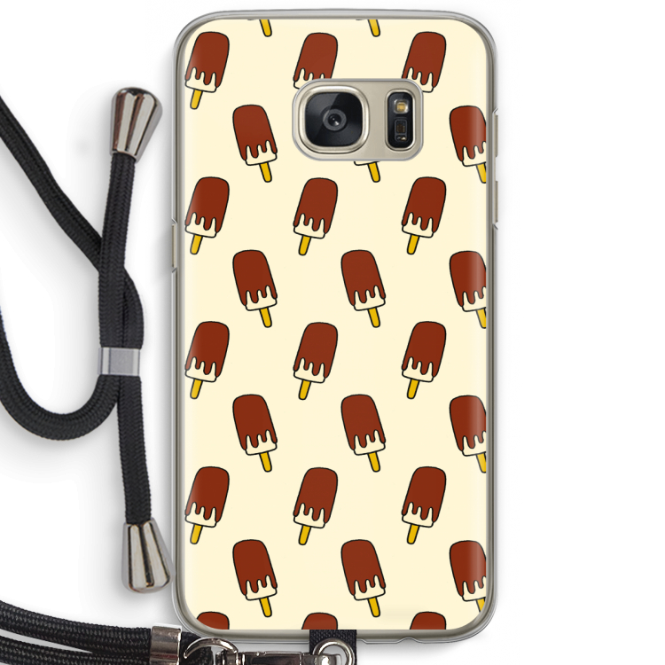 Yummy: Samsung Galaxy S7 Transparant Hoesje met koord