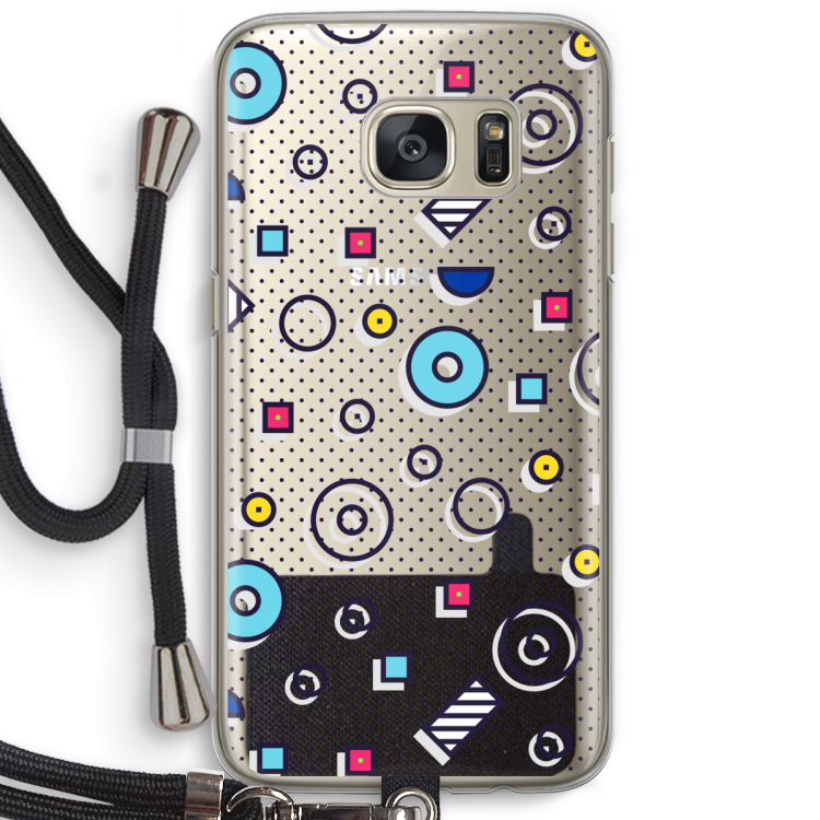 8-bit N°9: Samsung Galaxy S7 Transparant Hoesje met koord