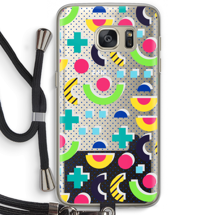 8-bit N°1: Samsung Galaxy S7 Transparant Hoesje met koord